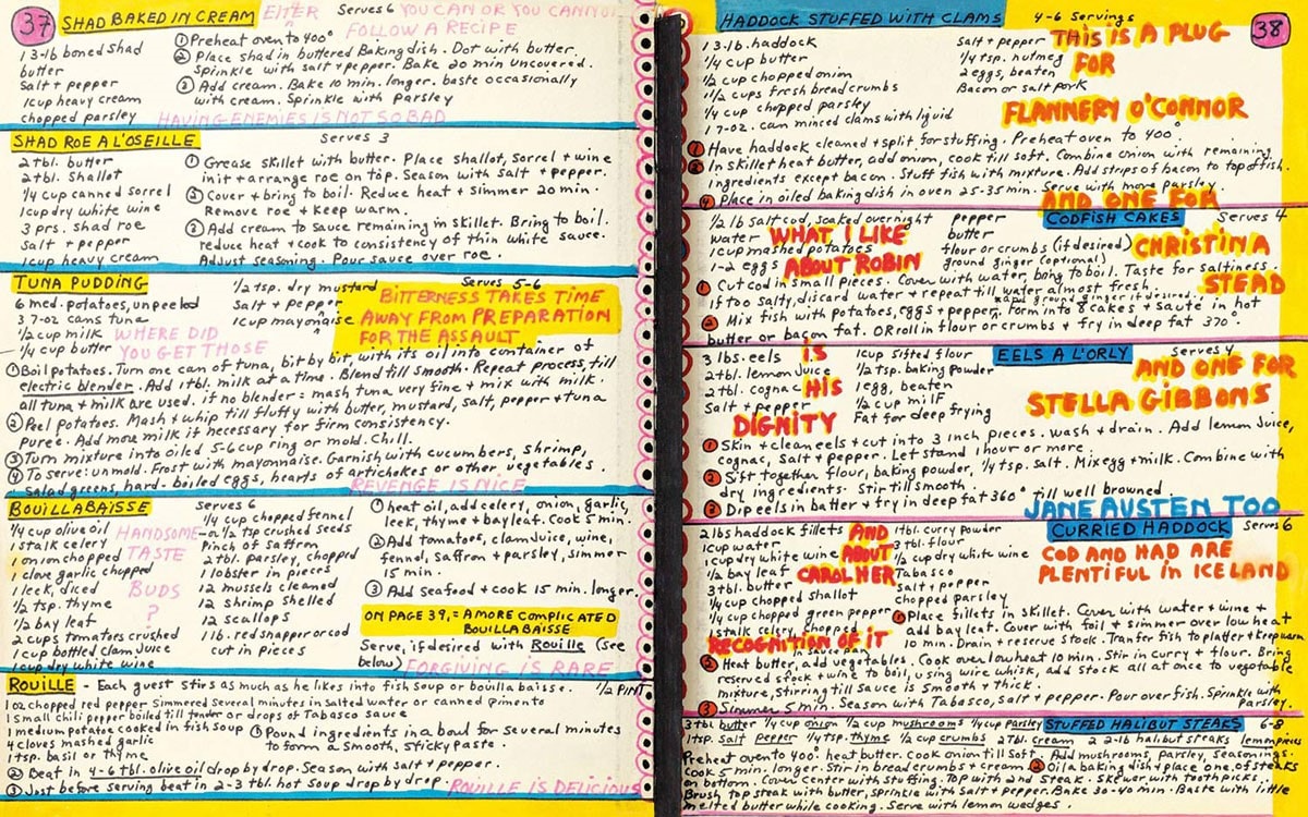 Dorothy Iannone — A Cookbook