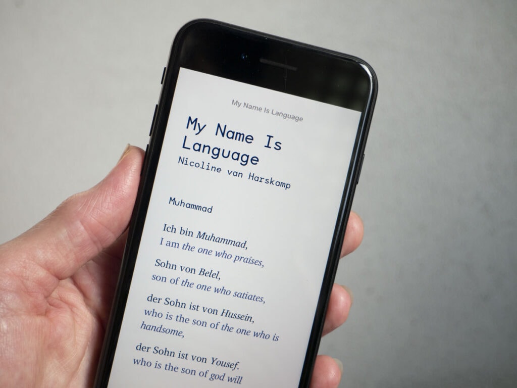 Nicoline van Harskamp — Scriptings Political Scenarios: My Name is Language