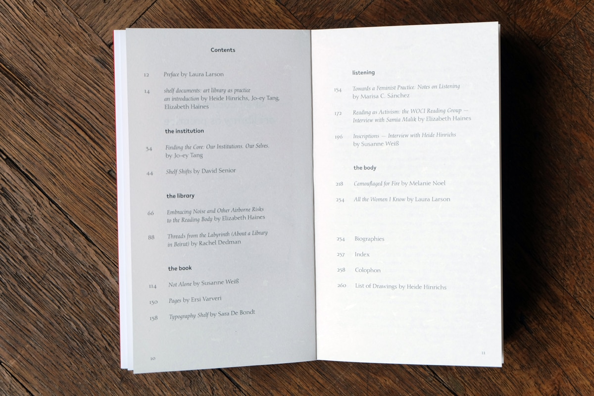 shelf documents: art library as practice — Heide Hinrichs, Jo-ey Tang, Elizabeth Haines, 2021